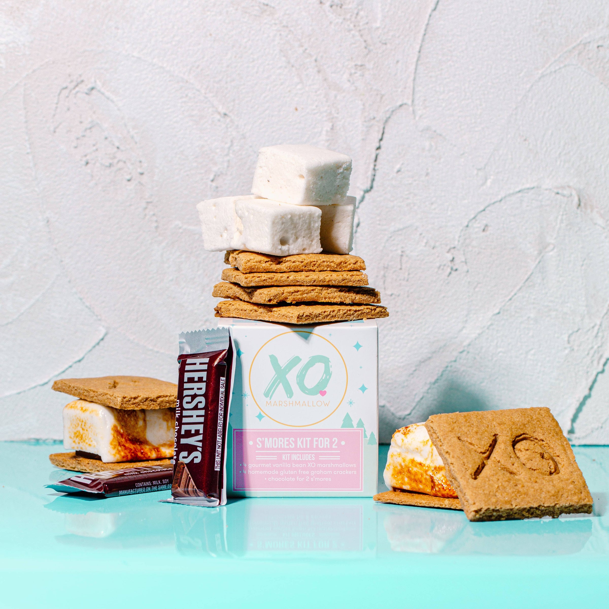 Kits S’mores pour 2 personnes / Sans gluten / Coffret cadeau / Feu de camp