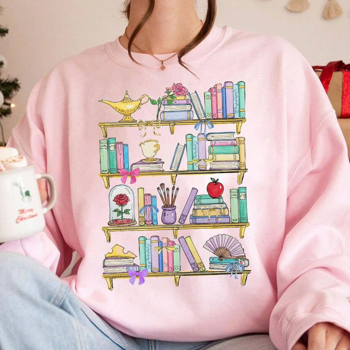 Transfert couleur pleine DTF - Étagère de princesse: Poche (4,5")