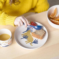 Ensemble de vaisselle illustré pour enfants - Léopard