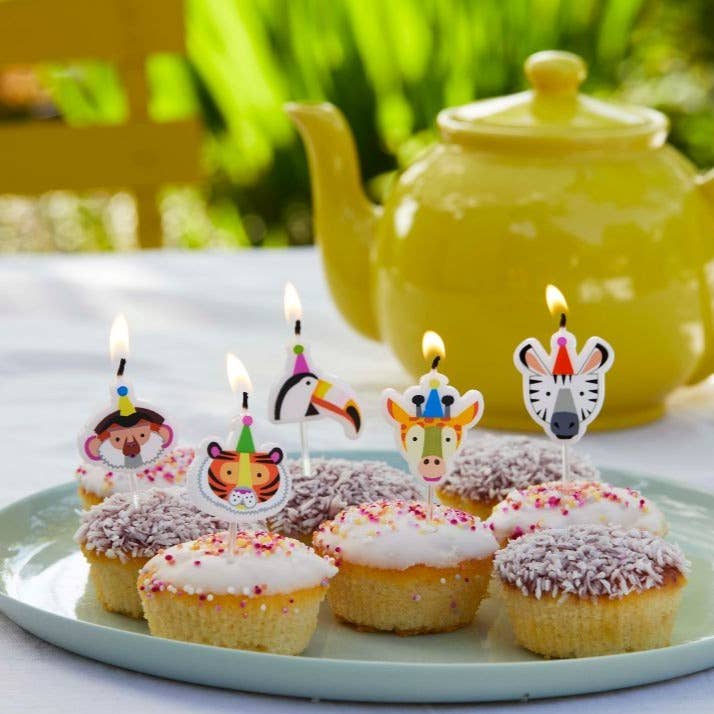 Bougies d'anniversaire en forme d'animaux | Bougies pour gâteau |