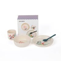 Ensemble de vaisselle illustrée pour enfants - Mers