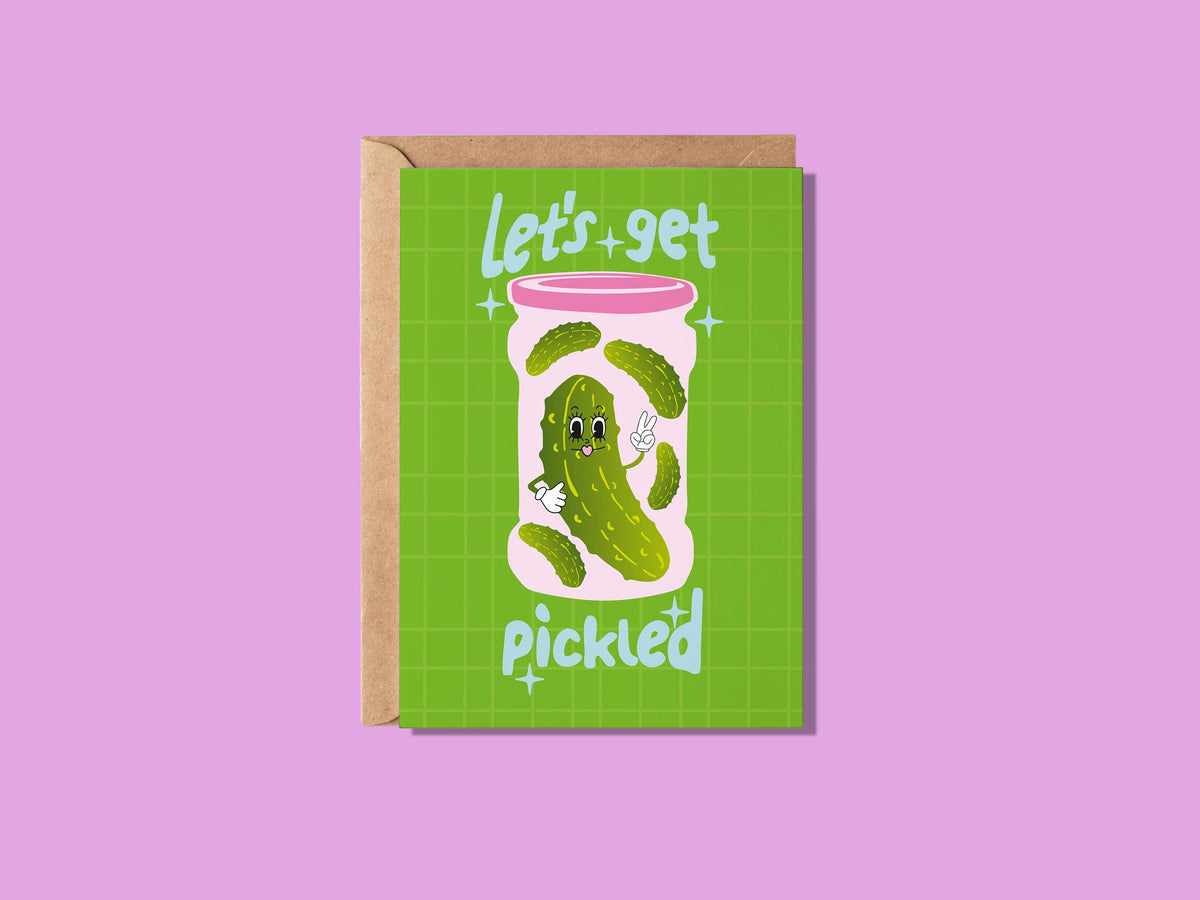 Carte de vœux "LEt's get pikled"