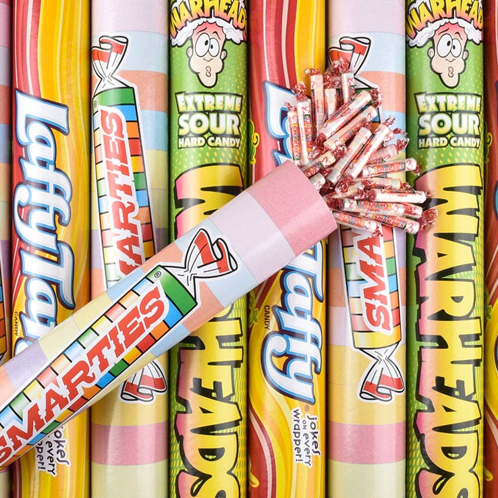 ASSORTIMENT DE BONBONS SUPER BANK TUBE 6 PIÈCES LLB pour enfants