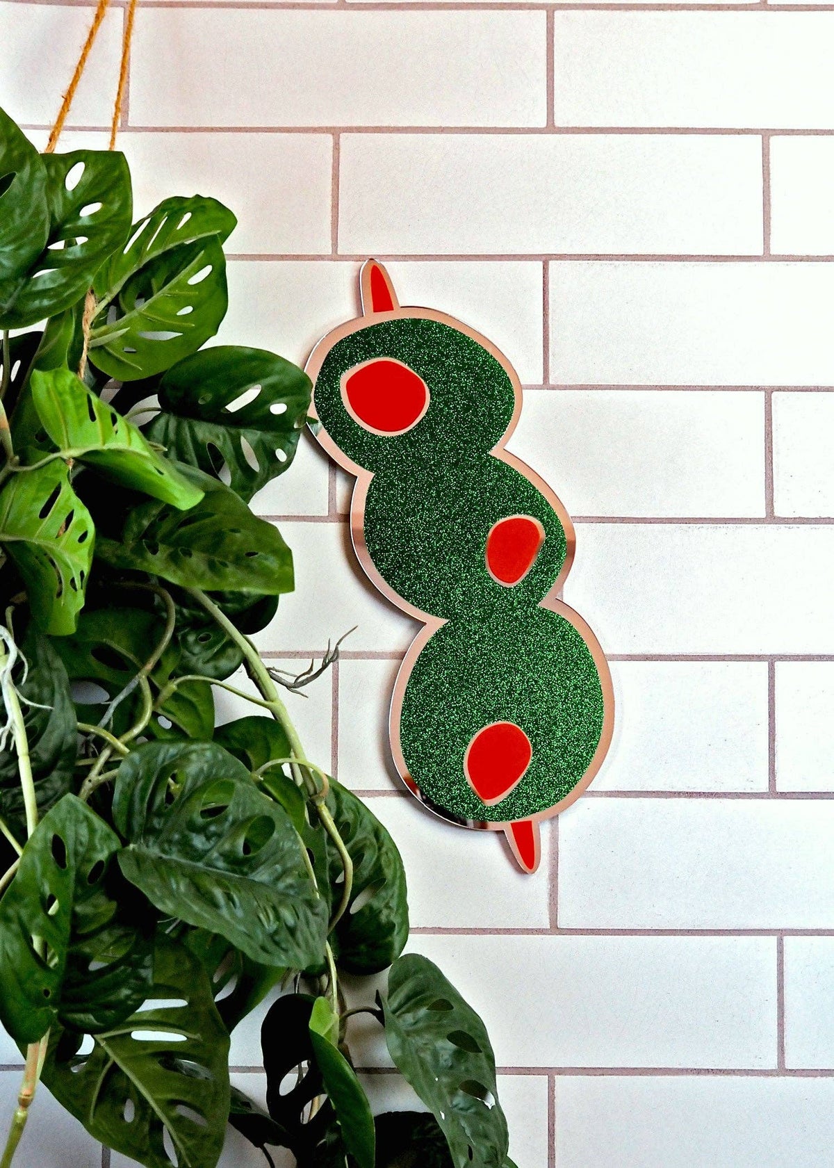 Olives sur un bâton Miroir scintillant