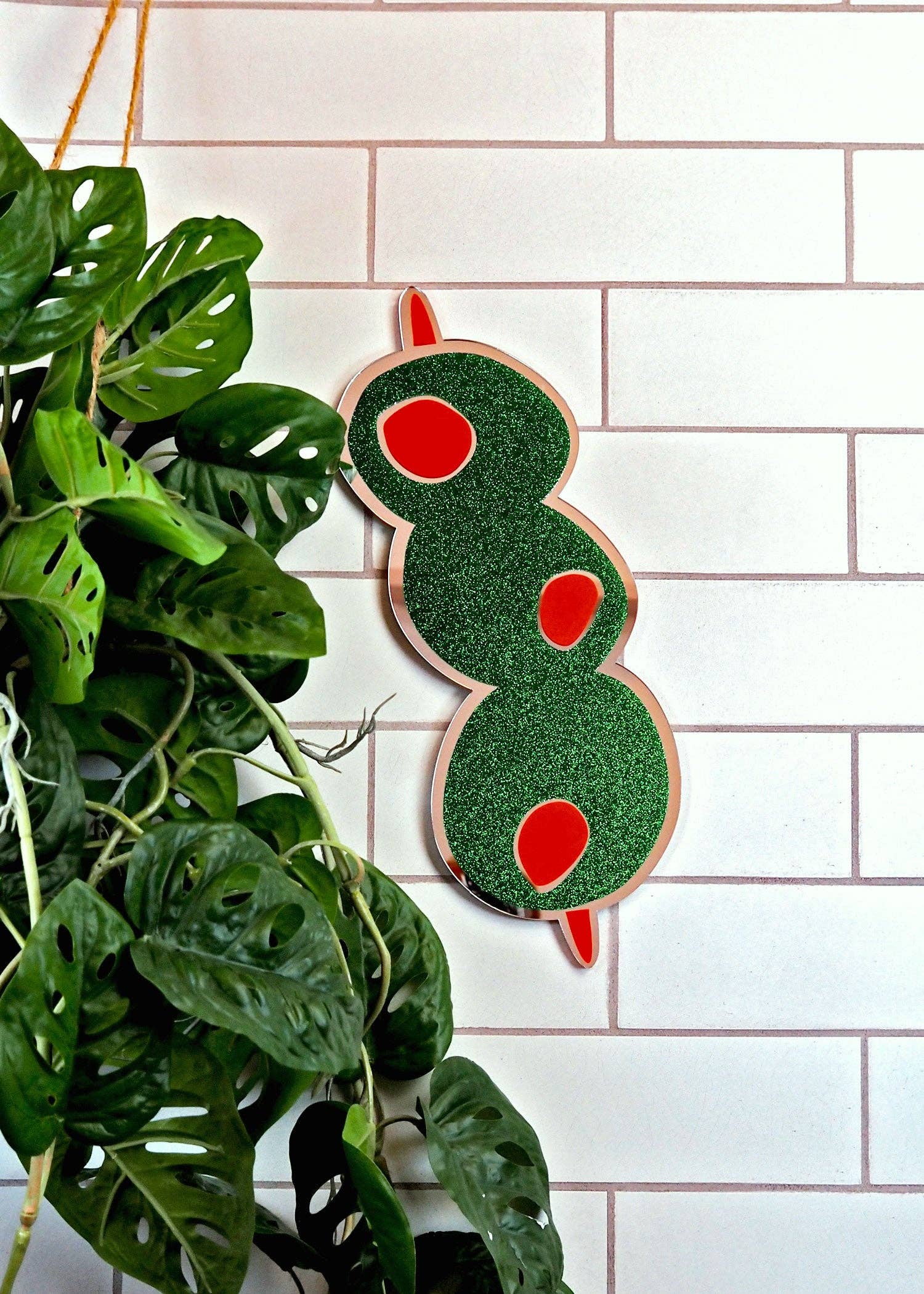 Olives sur un bâton Miroir scintillant