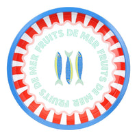 Plateau en étain - Sardines (30 cm)