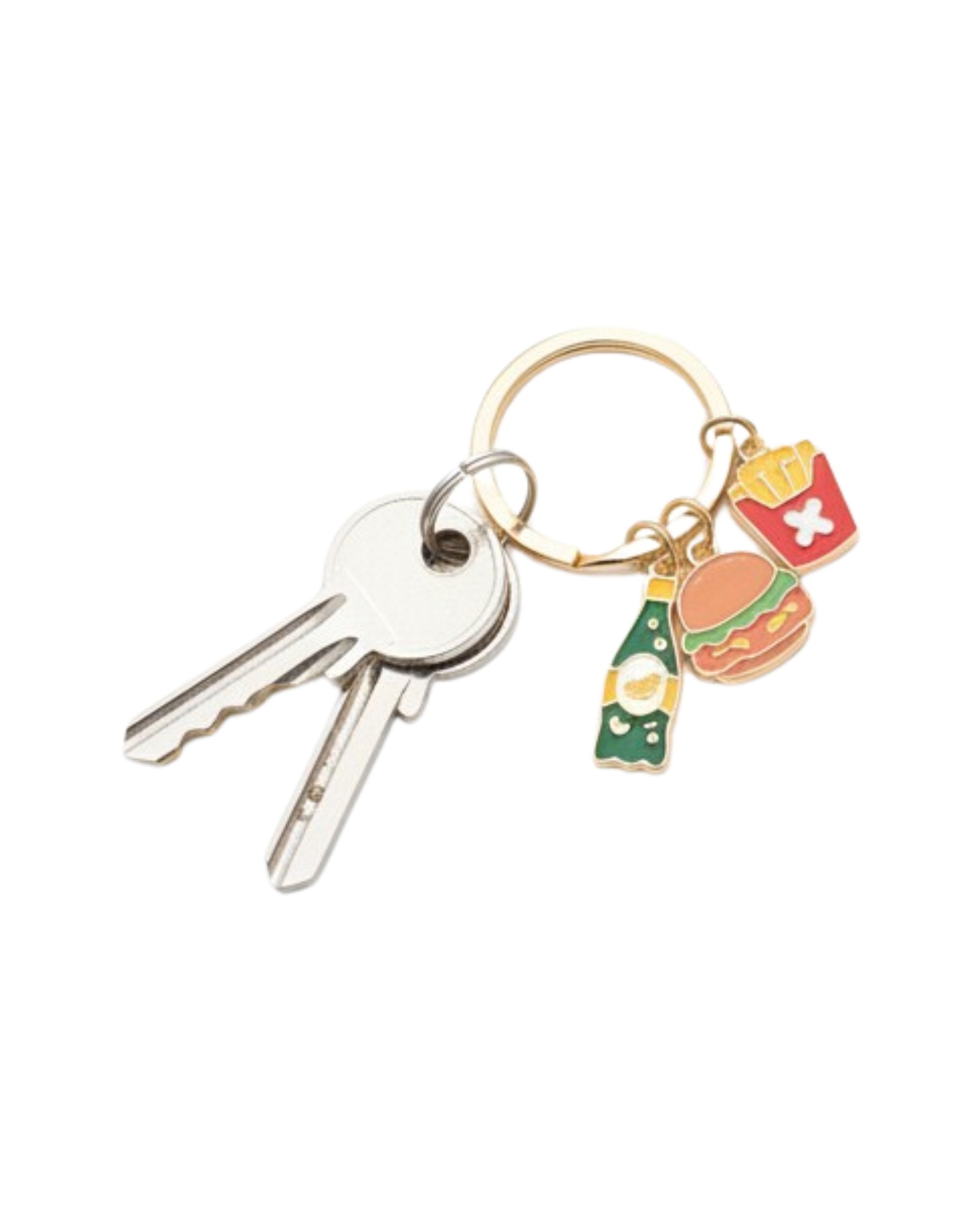Porte-clé divers couleur or LG