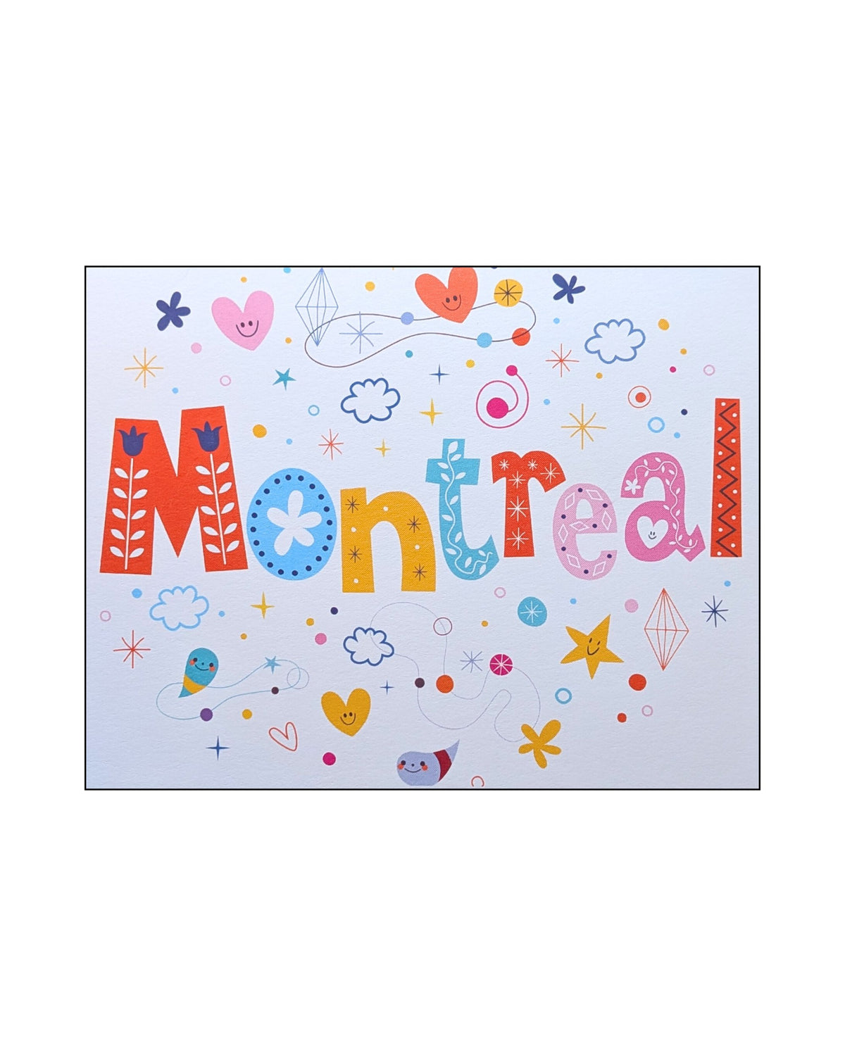 Greeting card - Montreal illustrated LB
