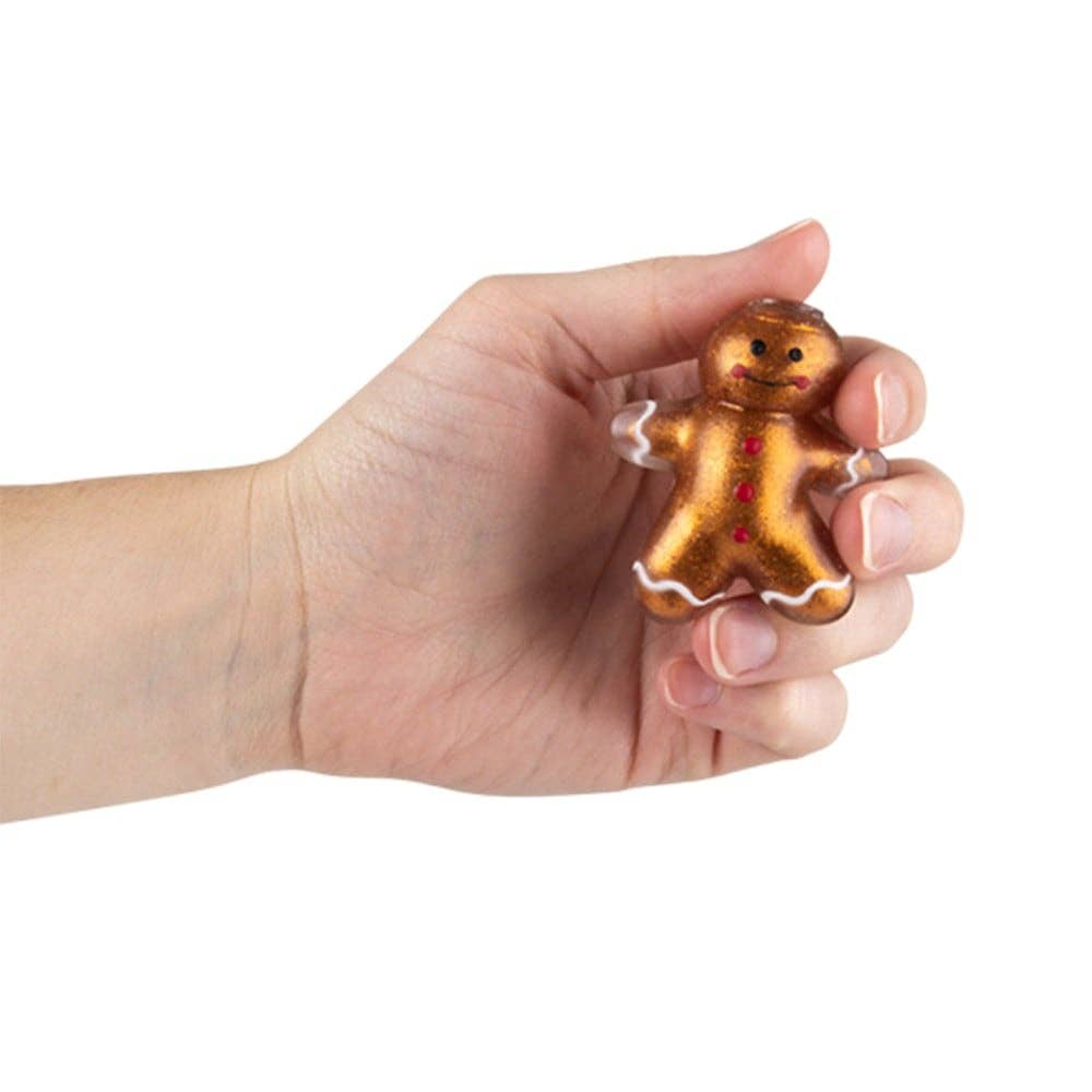 SQUISH STICKY GINGERBREAD MAN LLB Christmas, 2,25 pouces