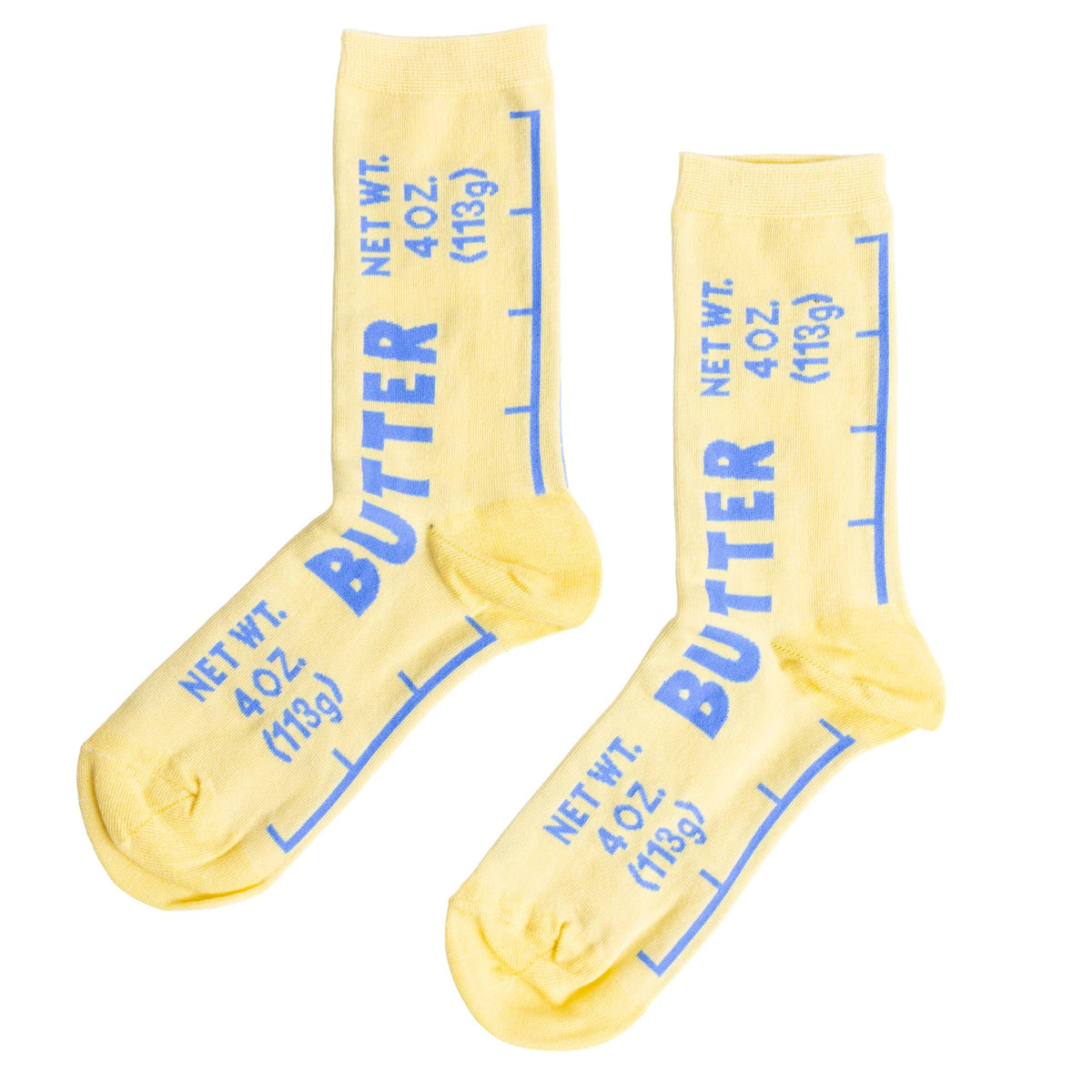 Chaussettes montantes Beurre | Cadeau pour gourmet et chef | Taille S
