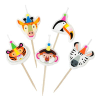Bougies d'anniversaire en forme d'animaux | Bougies pour gâteau |