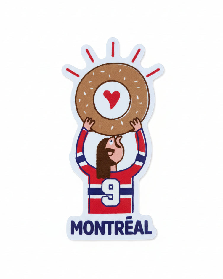 Autocollant LG ''Hockey bagel''