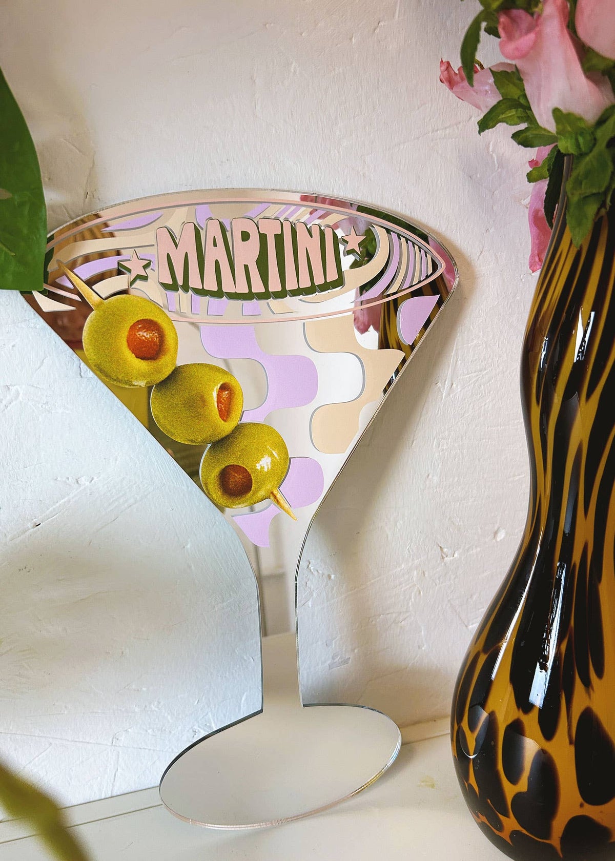 Miroir à cocktail Martini