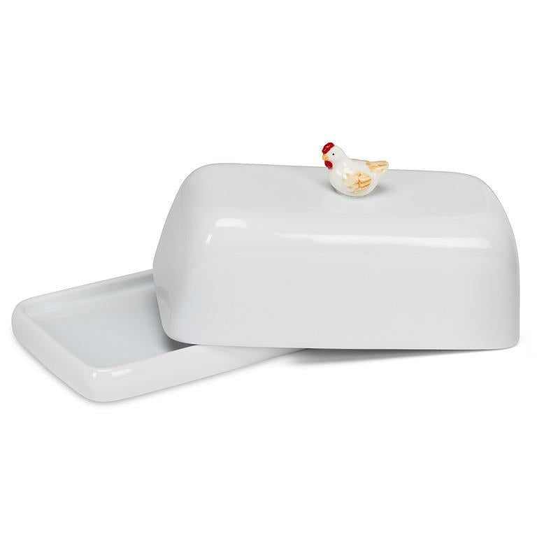 Beurrier rectangulaire avec poule