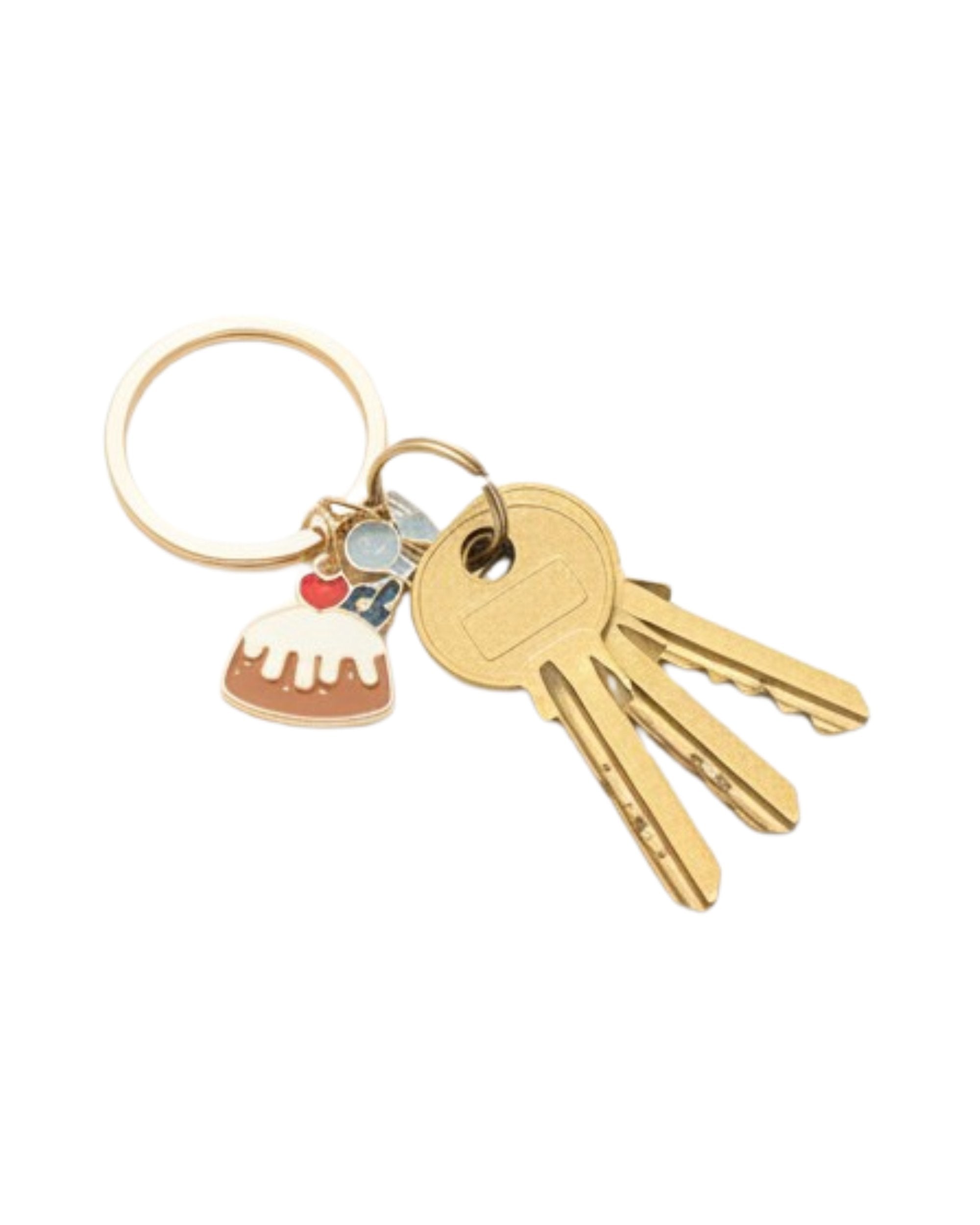 Porte-clé divers couleur or LG