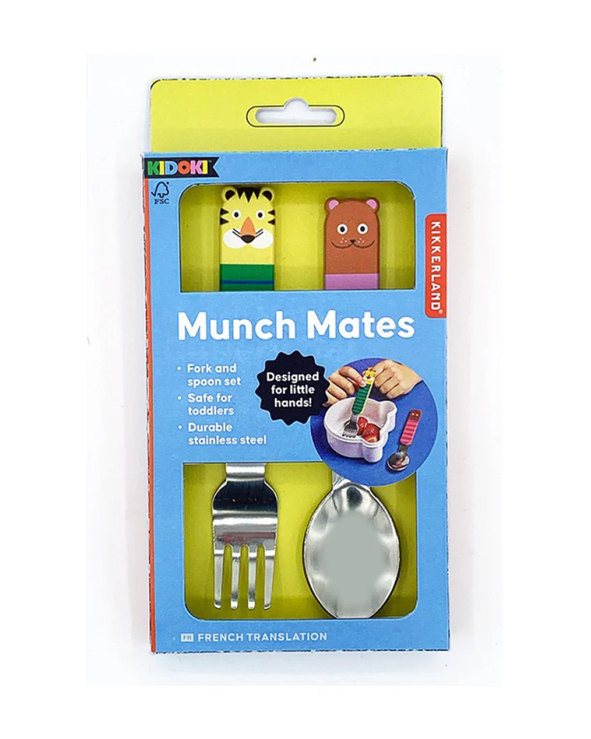 Ensemble d’ustensiles pour enfants - Kidoki Munch Mates