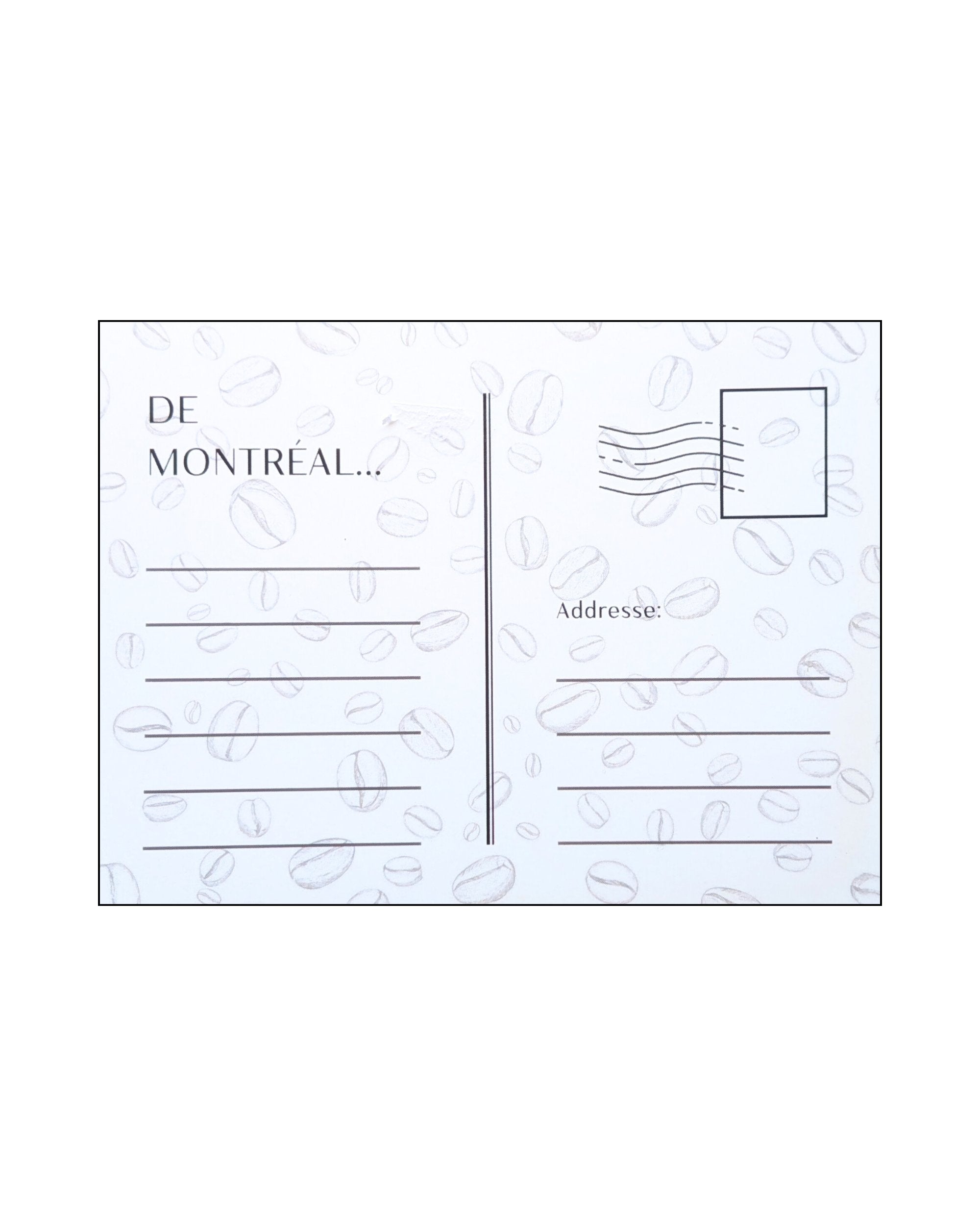 Carte postale ''MTL coffee cup'' LG