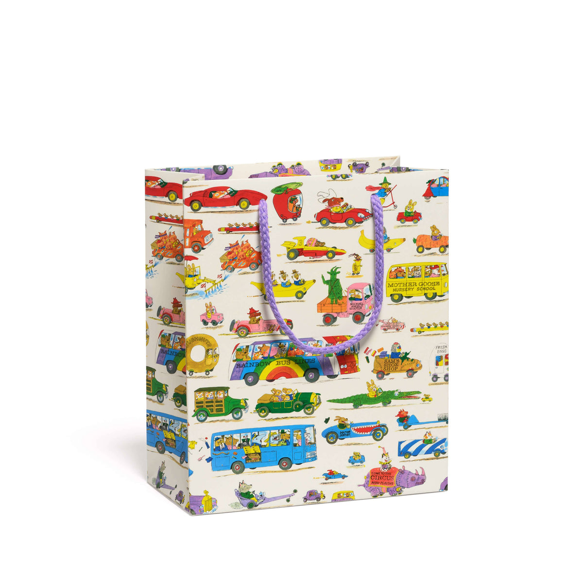 Sacs cadeaux de voitures de Richard Scarry Busytown: Medium