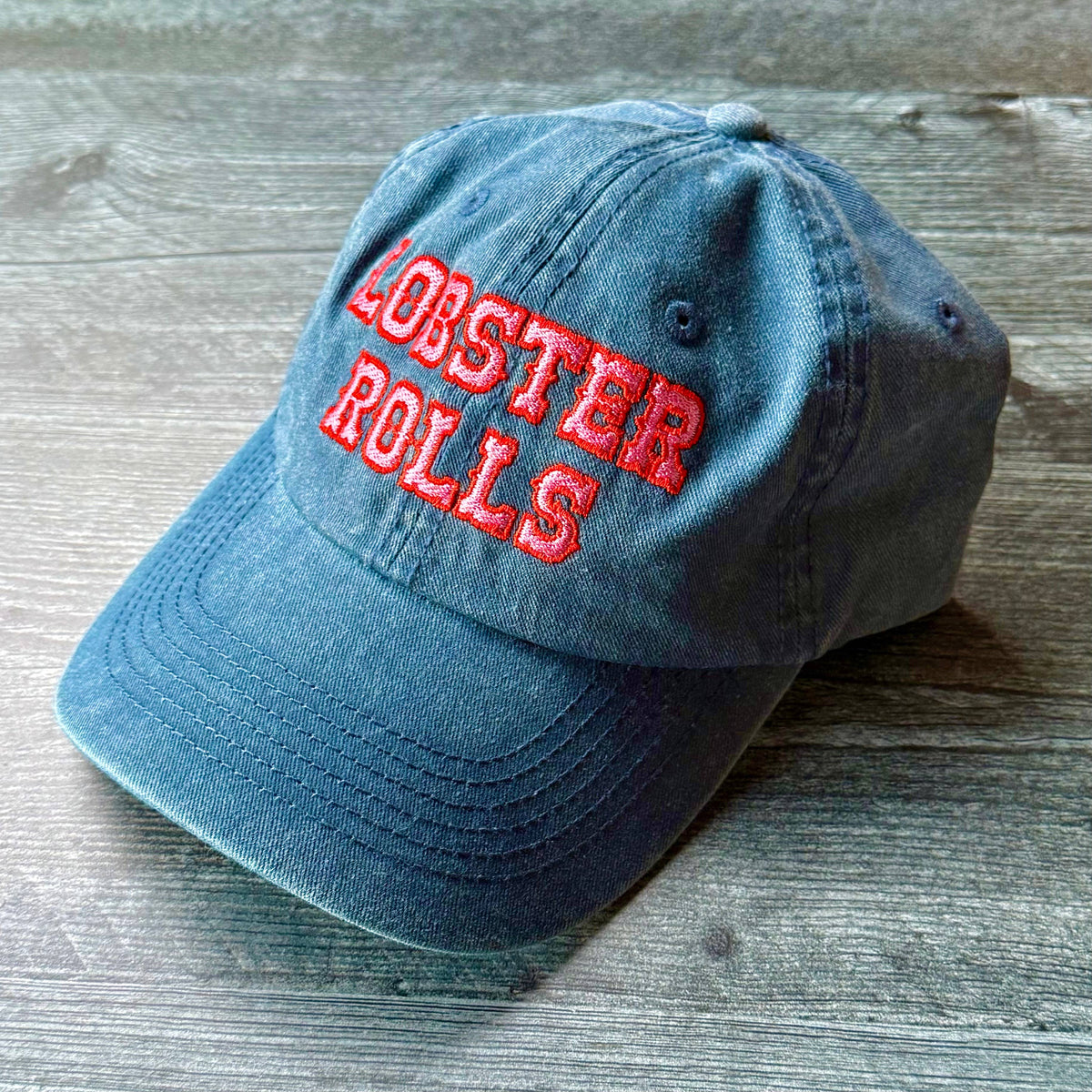 Casquette de baseball à rouleaux de homard Chapeau de papa nautique gourmand côtier