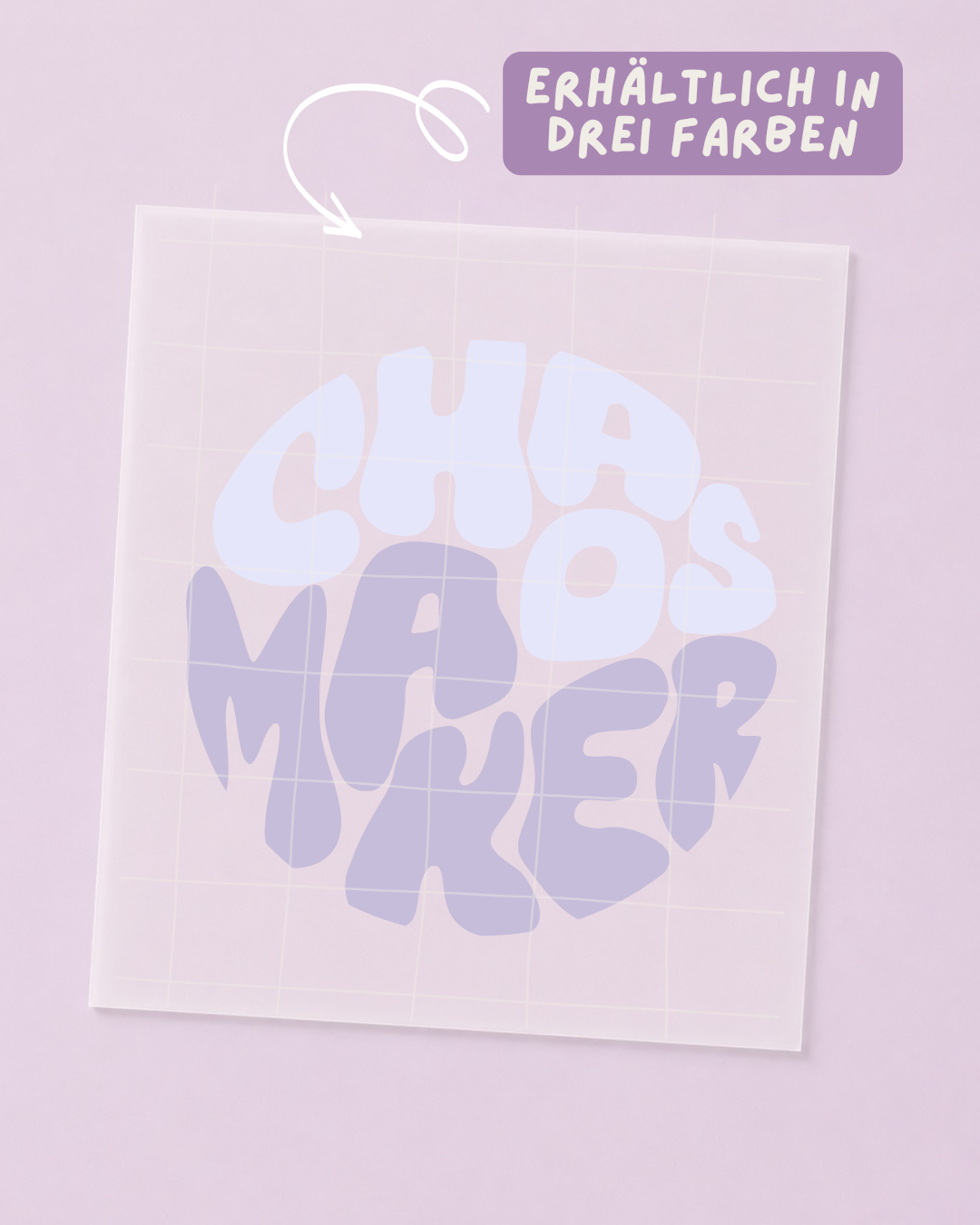 Transfert thermocollant Chaos Maker - à repasser: Verdure / Klein