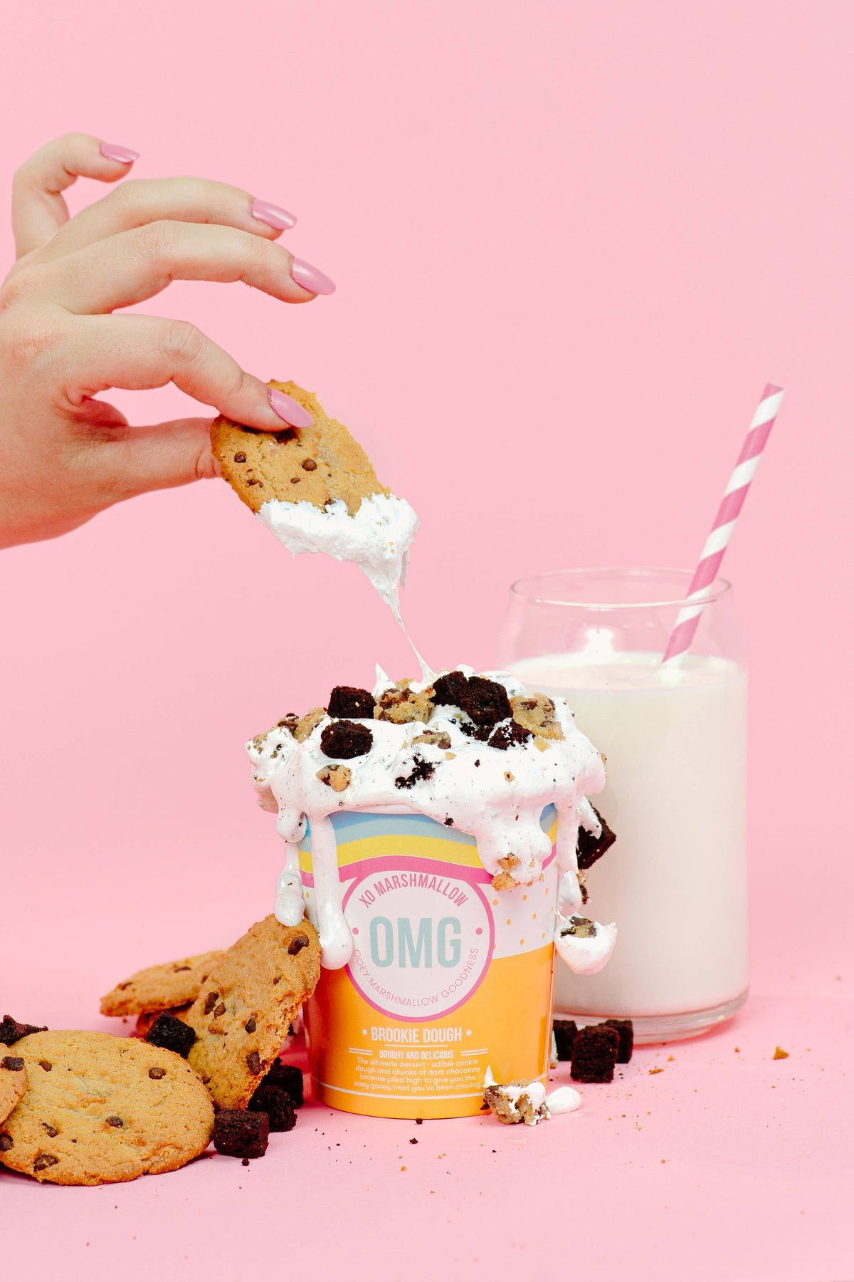 Brookie Dough OMG au guimauve fondante