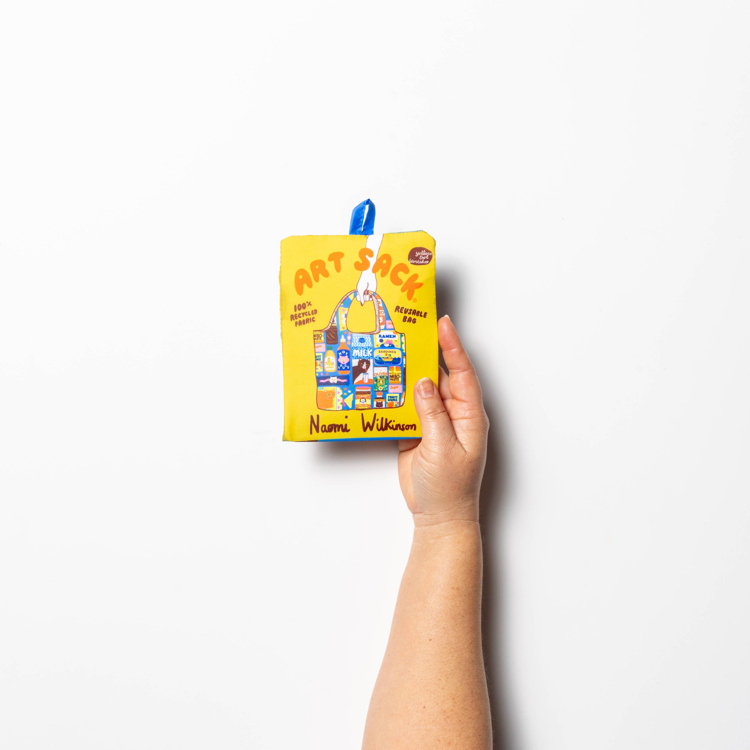 Kawaii Cat Foods Art Sack® | Tote bag d'artiste réutilisable