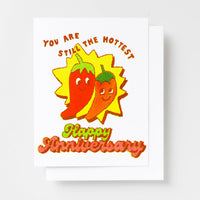 Toujours la carte d'anniversaire la plus tendance | Carte d'amour en risographie