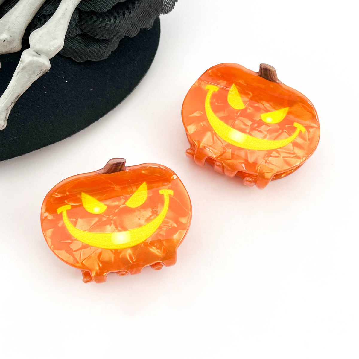 Pince à cheveux citrouille, accessoire de coiffure d'Halloween: Pumpkin