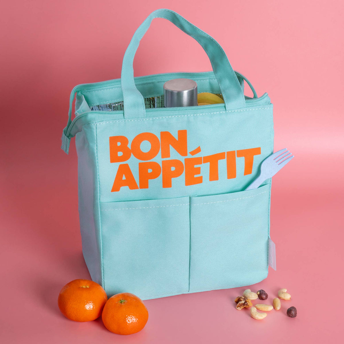 SAC ISOTHERME À DÉJEUNER BON APPÉTIT VERT MENTHE HF
