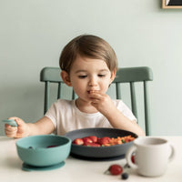 Ensemble de repas en silicone pour bébé - Lagune