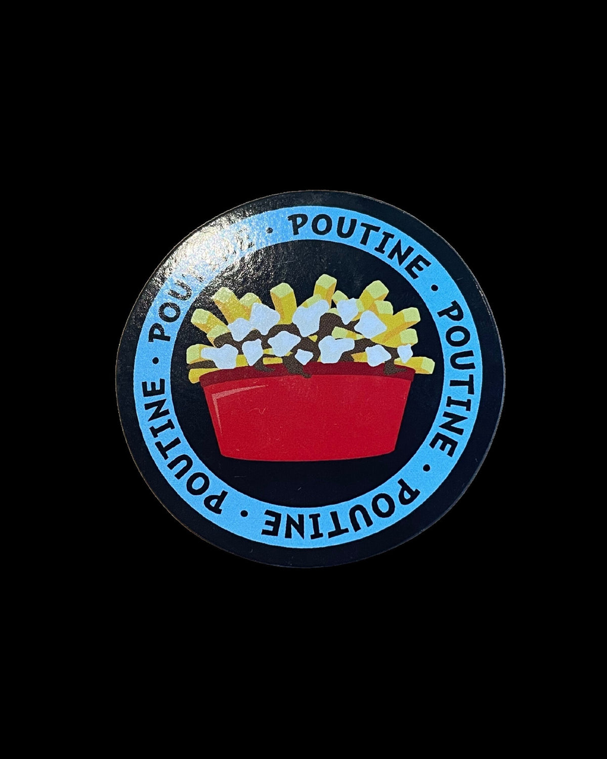 Aimant rond - Poutine