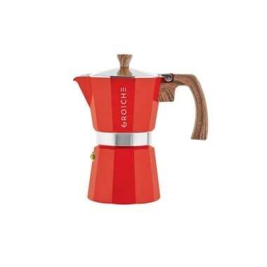 Cafetière espresso italienne rouge - Milano 6 tasses (275 ml)