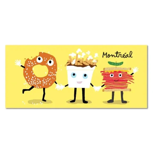 Carte postale longue - Enfin réunis