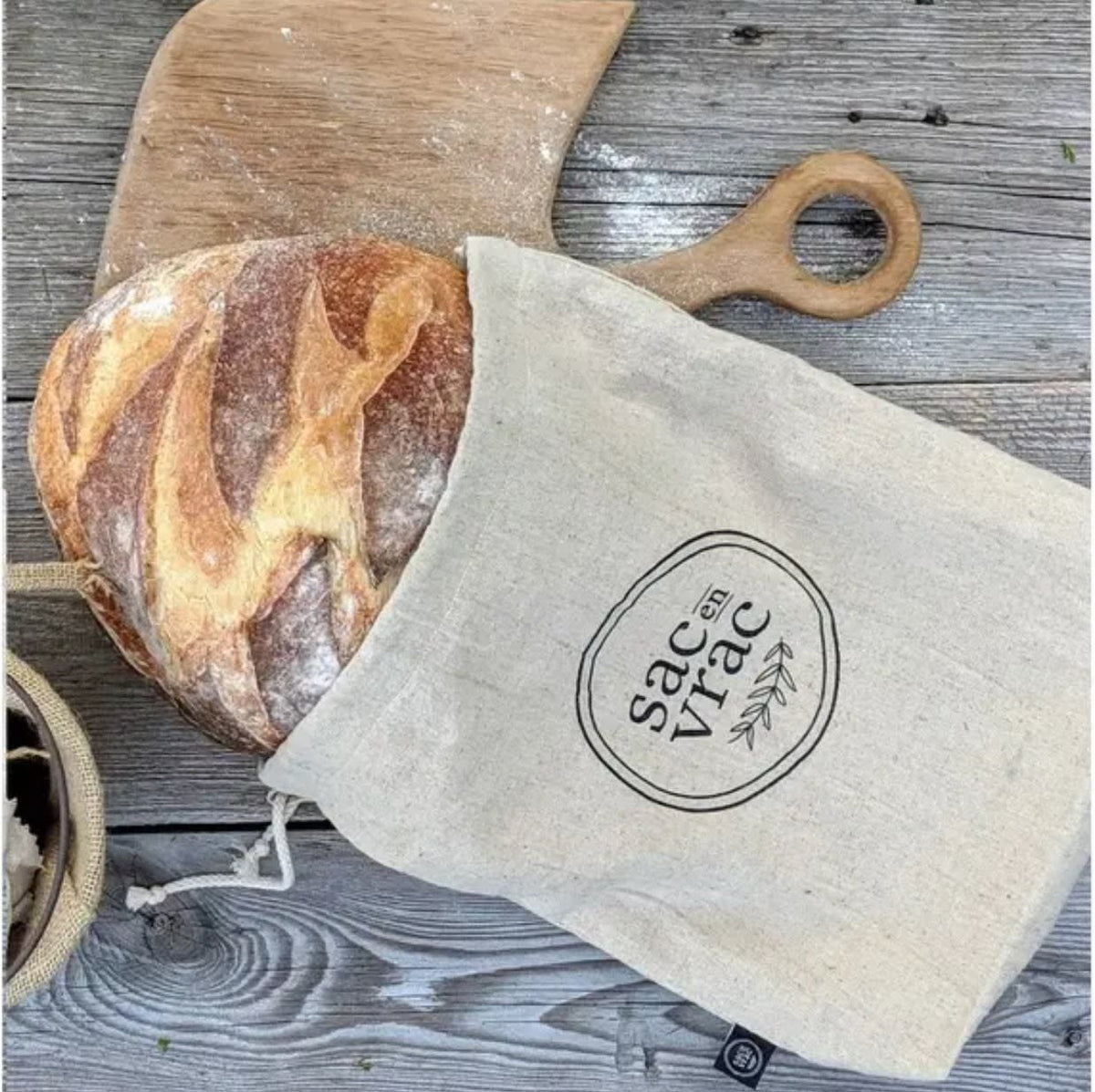 Sac à pain - Miche doublé - Sac en vrac