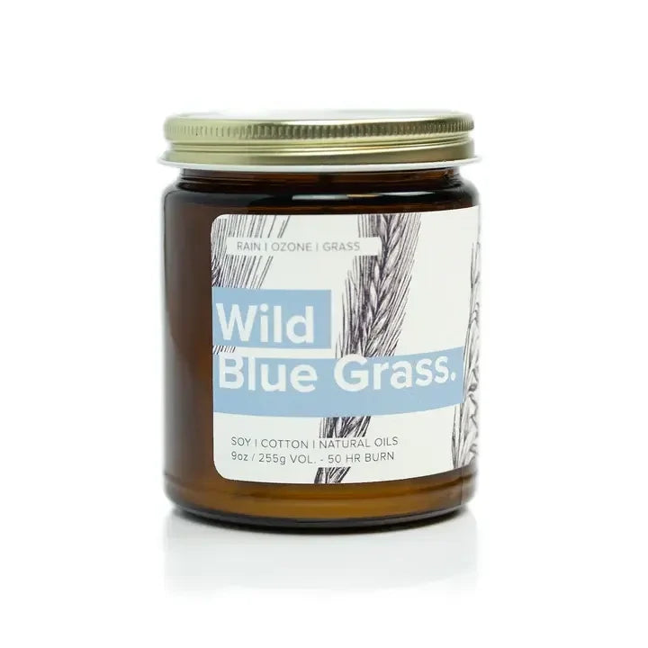 Bougie - Wild Blue Grass 9oz. - Broken Top