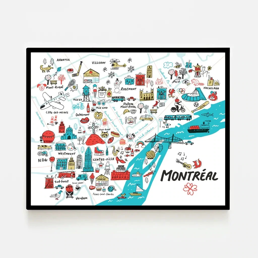 Top Montréal - 11'' x 14'' - Francis Léveillé - Paperole