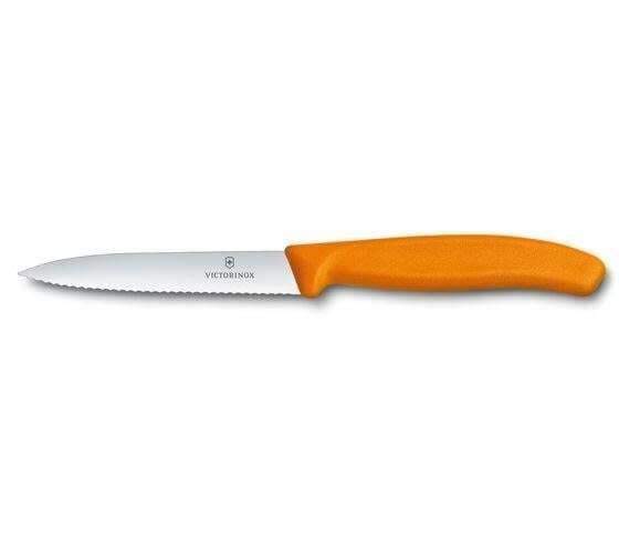 Couteau dentelé orange -10 cm 4" - Victorinox