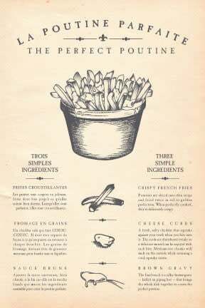 Linge à vaisselle Poutine - Whaaat? Studio