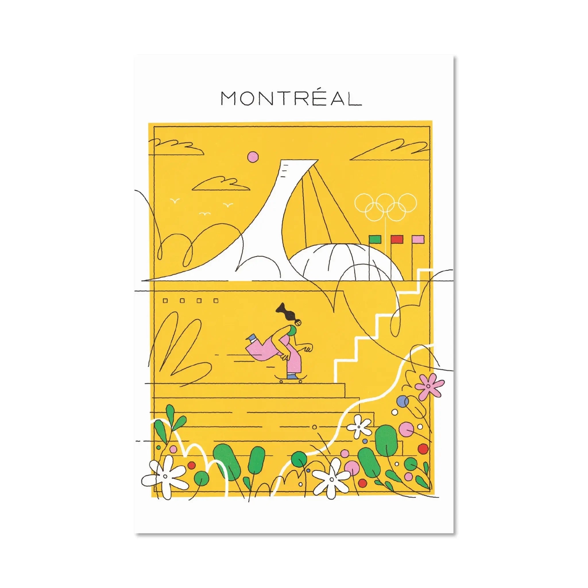 Olympic Stadium postcard - Justyna Stasik - Paperole