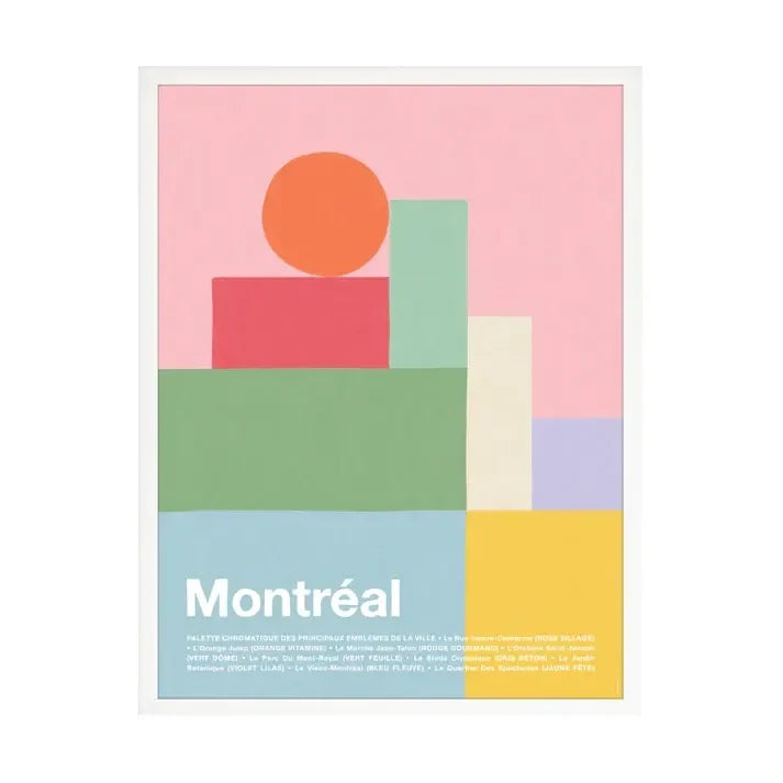 Affiche Montréal - 18x24 - Marlone
