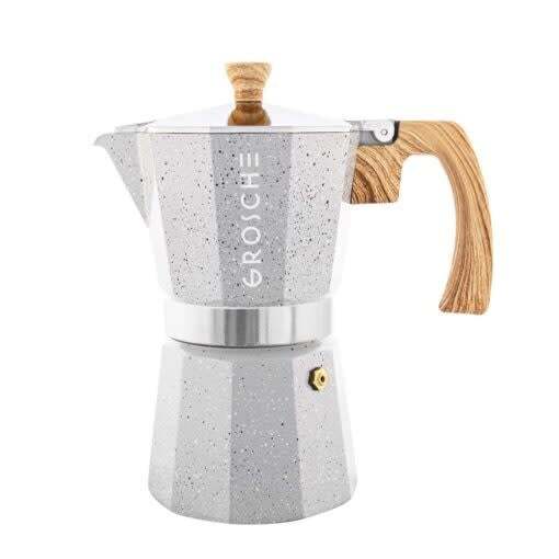 Cafetière à expresso en pierre grise - 9 tasses - GROSCHE  Milano