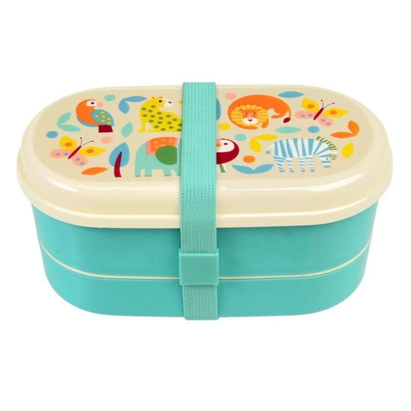 Bento box - wild animal pattern