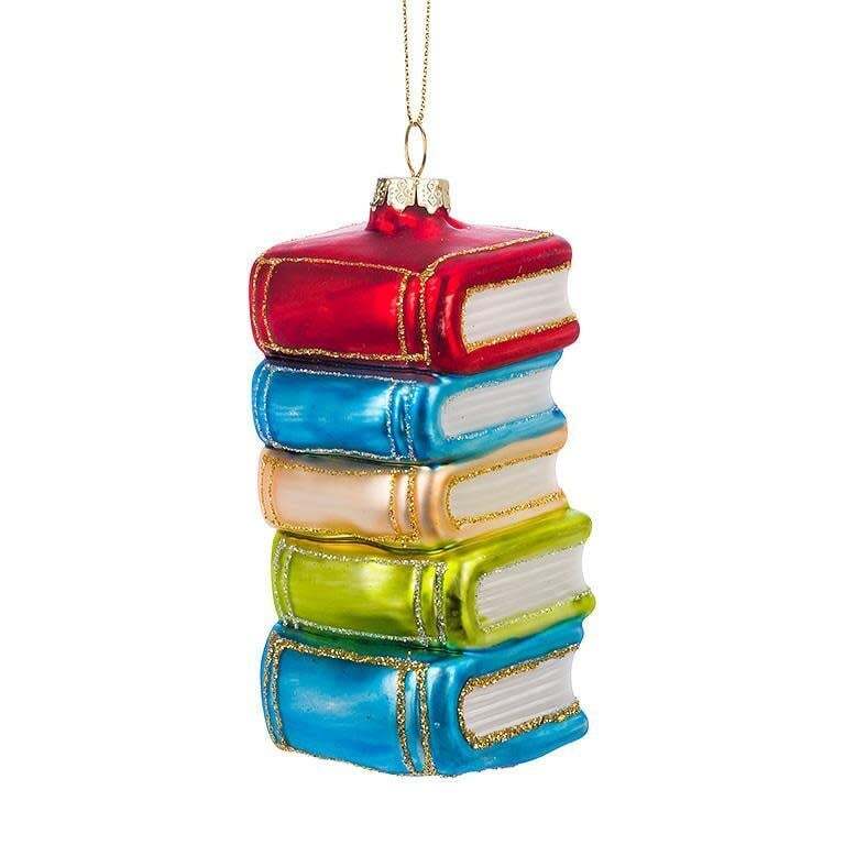 Ornament - Stack of books - Abbott