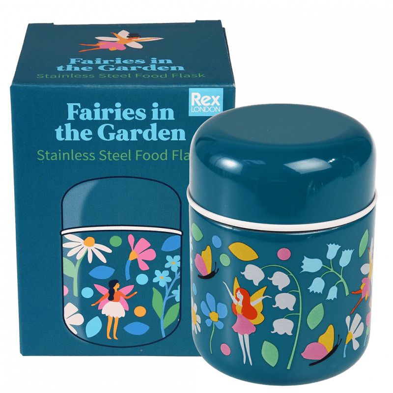Small stainless steel thermos - fairy in the garden design - 280 ml