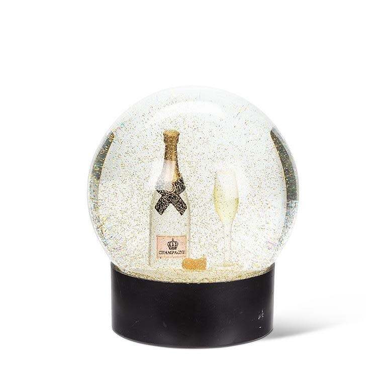 Boule à neige - Grand format - Champagne et flûte - Abbott