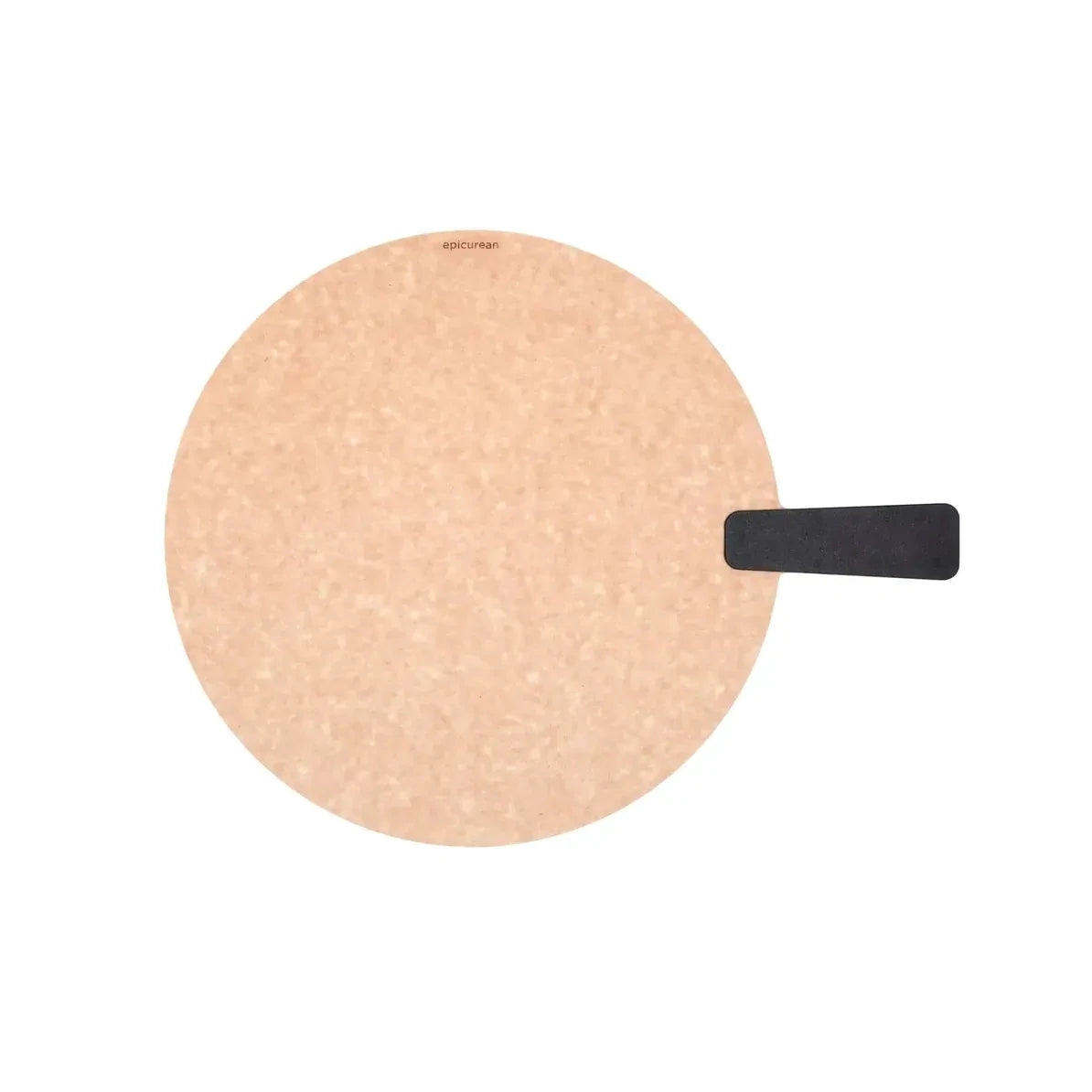 Planche à découper et à servir ronde avec manche - 14" - epicurean