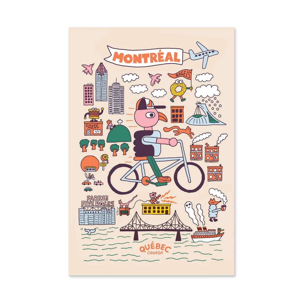 Carte postale - Montréal tout terrain - Benoit Tardif - Paperole