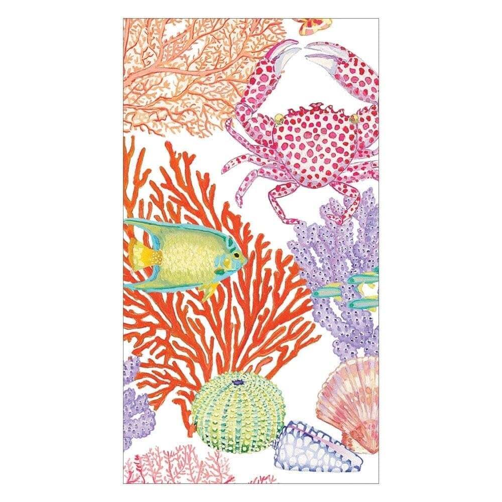 Serviettes 3 plis - motif sous la mer - Caspari