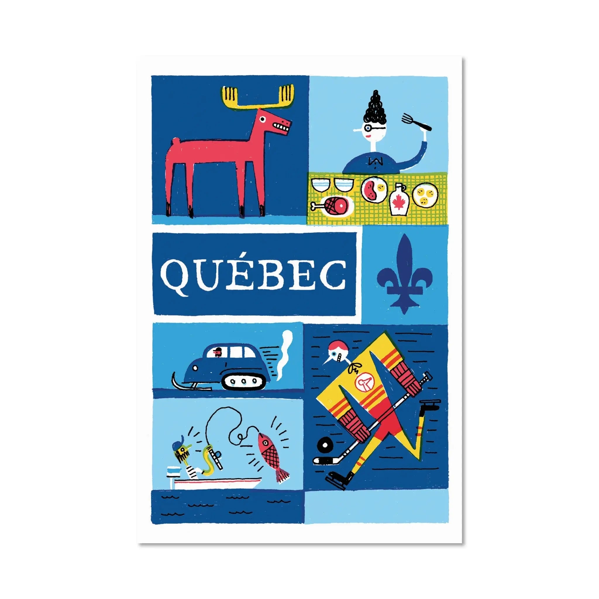 Carte postale - Bonjour Québec - Benoit Tardif - Paperole