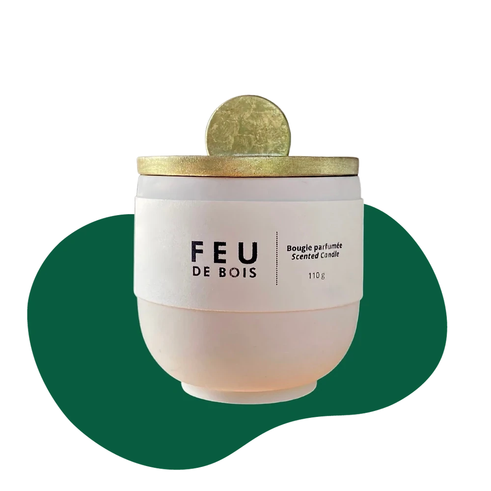 Bougie parfumée - Feu de bois - Les citadines